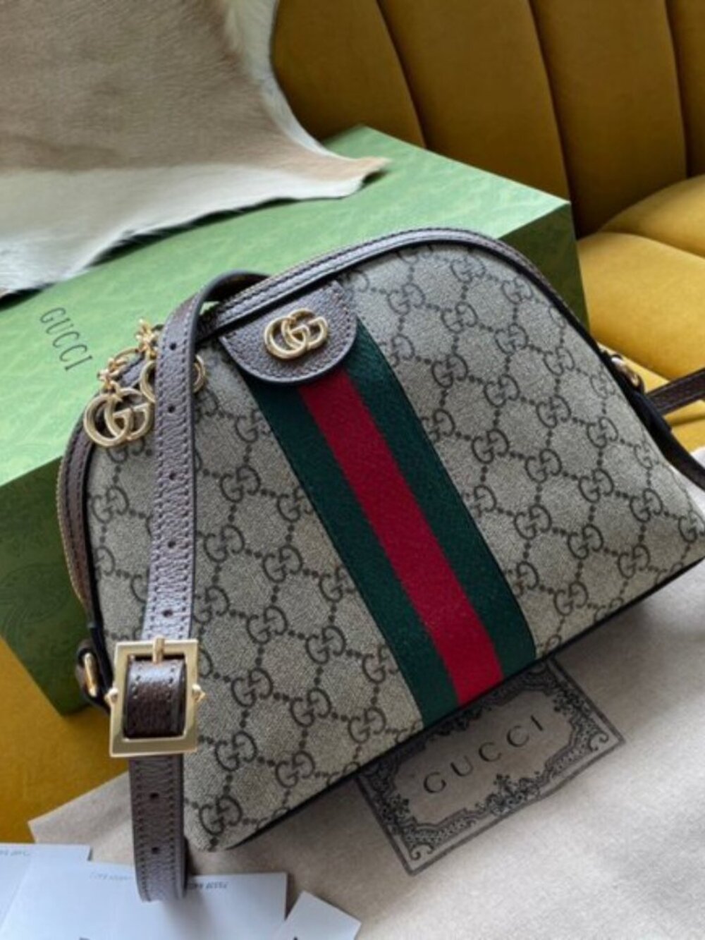 GUCCI Ophidia GG small shoulder bag - Picture 2 of 5